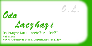 odo laczhazi business card